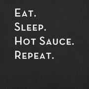 Eat Sleep Hot Sauce Repeat Unisex t-shirt